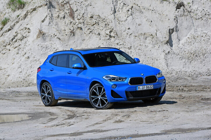 BMW X2 blue